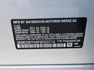 Serie 3 BMW 2023 330e 4dr Sedán