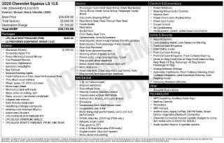 Chevrolet Equinox 2020 LS 4dr SUV w/1LS