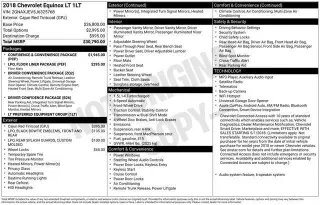 Chevrolet Equinox 2018 LT 4dr SUV con 1LT