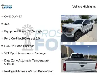 Ford F-150 2021 4x4 XLT 4dr SuperCrew 5.5 ft. SB