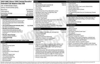 GMC Sierra 1500 Limited 2022 4x4 Elevation 4p Doble Cabina Doble 6,6 ft. SB
