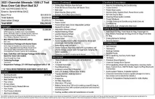 Chevrolet Silverado 1500 2021 4x4 LT Trail Boss 4dr Crew Cab 5.8 ft. SB