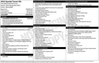 Hyundai TUCSON 2023 AWD SEL 4p SUV
