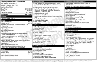 Hyundai SANTA FE 2023 Limited 4p Crossover