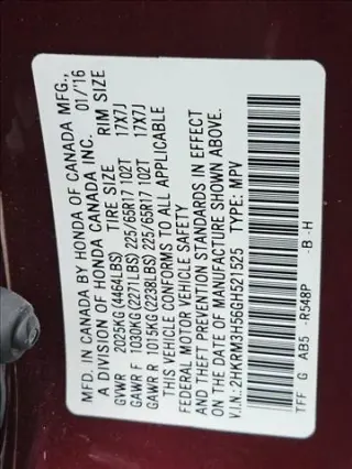 Honda CR-V 2016 EX 4p SUV