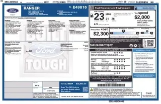 Ford Ranger 2025 4x2 XL 4dr SuperCrew 5.0 ft. SB