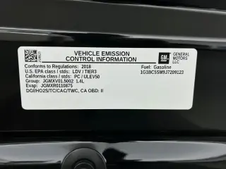 Chevrolet Cruze 2018 LS Auto 4p Sedan