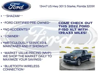 Ford F-150 2022 4x4 XLT 4p SuperCrew 5.5 ft. CB