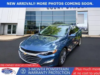 Chevrolet Malibu 2025 versión LT sedán de 4 puertas, paquete 1LT