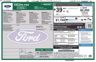 Ford Escape Hybrid 2023 Platinum 4dr SUV