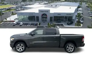 Ram 1500 2022 4x4 Big Horn 4p Puerta Cuadrada de Tripulación 5.6 ft. SB Camioneta