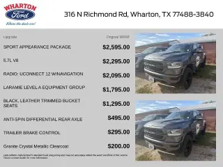 Ram 1500 2021 4x4 Laramie 4dr Crew Cab 5.6 ft. SB Pickup en Llegada Reciente