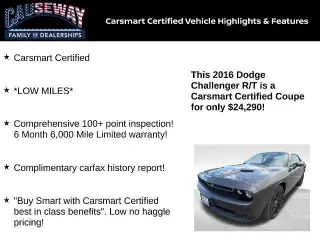 Dodge Challenger 2016 R/T 2dr Coupe