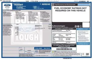 Ford Transit 2020 250 3dr SWB Tech Cargo Van
