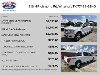 Ford F-150 2020 4x4 Lariat 4dr SuperCrew con cabina de 5.5 pies de largo.