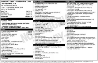 GMC Sierra 1500 2024 4x4 Elevation 4dr Crew Cab 5.8 ft. SB
