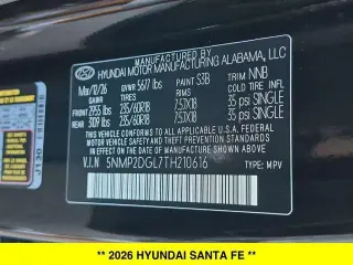 Hyundai SANTA FE 2026 AWD SEL 4dr SUV