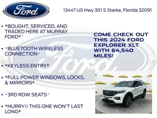 Ford Explorer 2024 XLT 4dr SUV