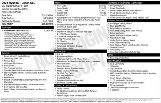 Hyundai TUCSON 2024 AWD SEL 4dr SUV
