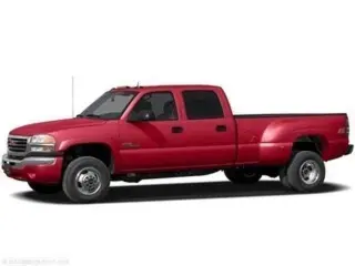 GMC Sierra 3500 2005, cabina de tripulación (crew cab), 4 puertas, SLE, tracción 4WD, carrocería larga (LB), suspensión resistente a la sobrecarga (DRW)