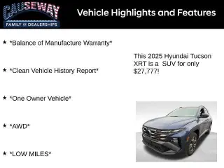 Hyundai TUCSON 2025 AWD XRT 4dr SUV