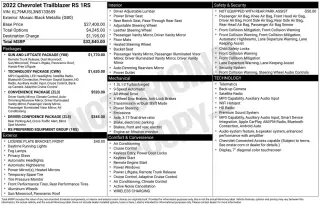 Chevrolet Trailblazer 2022 4x4 RS 4p SUV