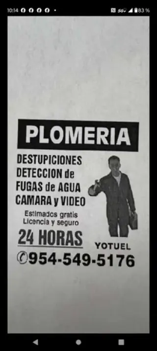 PLOMERIA EMERGENCIAS 24 HORAS