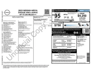 Nissan Ariya 2023 AWD ENGAGE e-4ORCE 4dr Crossover