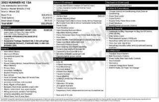 HUMMER H2 2003 4dr 4WD SUV