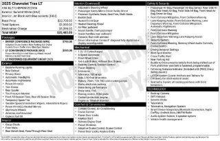 Chevrolet Trax 2025 LT 4dr Crossover