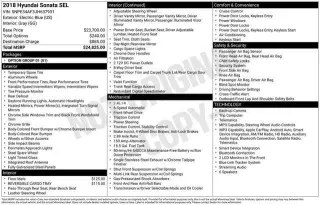 Hyundai SONATA 2018 SEL 4dr Sed an