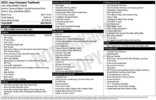 Jeep Compass 2022 4x4 Trailhawk 4dr SUV