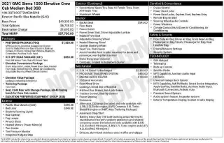 GMC Sierra 1500 2021 4x4 Elevation 4dr Crew Cab 5.8 ft. SB