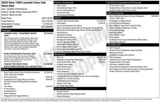 Ram 1500 2023 4x2 Laramie 4dr Crew Cab 5.6 ft. SB Pickup