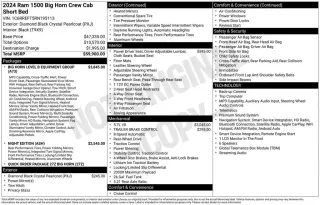 Ram 1500 2024 4x2 Lone Star 4dr Crew Cab 5.6 ft. SB Pickup
