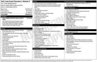 Jeep Grand Cherokee L 2025 4x2 Laredo 4dr SUV