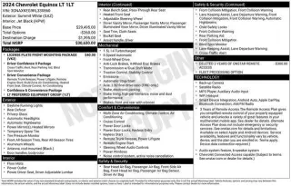 Chevrolet Equinox 2024 LT 4dr SUV w/1LT