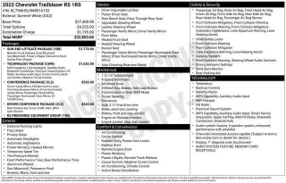 Chevrolet TrailBlazer 2022 4x4 RS 4p SUV