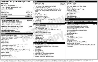 BMW X3 2021 AWD xDrive30i 4p Vehículo de actividad deportiva