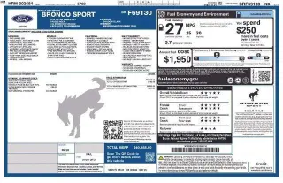 Ford Bronco Sport 2025 AWD Outer Banks 4dr SUV