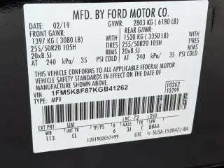 Ford Explorer 2019 AWD Limited 4dr SUV
