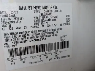 Ford Explorer 2022 AWD XLT 4dr SUV
