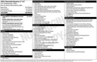 Chevrolet Equinox 2022 LT 4dr SUV w/1LT