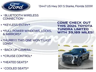 Toyota Tundra 2024 4x4 Limited 4dr CrewMax Cab Pickup SB
