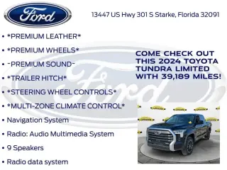 Toyota Tundra 2024 4x4 Limited 4dr CrewMax Cab Pickup SB