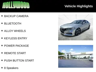 Honda Accord 2019 Sport 4p Sed (1.5T I4 CVT)