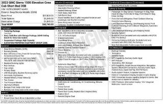 GMC Sierra 1500 2023 4x4 Elevation 4dr Crew Cab 5.8 ft. SB
