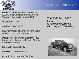 Ford F-150 2023 4x4 Lariat 4dr SuperCrew 5.5 ft. SB