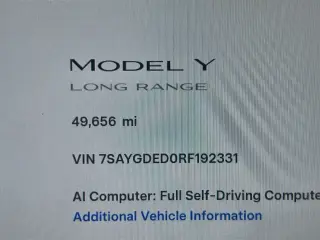 Tesla Model Y 2024 Long Range 4p Crossover