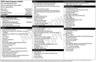 Jeep Compass 2025 4x4 Limited 4p SUV